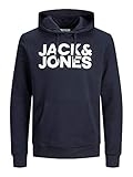 JACK & JONES Herren Hoodie Kapuzensweatshirt JJ Ecorp Logo Sweat Hood,...