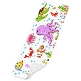Badewannenmatten rutschfest Kinder，100% BPA frei,100x40cm，Antirutschmatte...