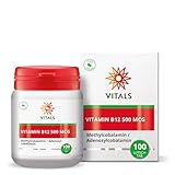 Vitals - Vitamin B12 500 mcg 100 Lutschtabletten mit 250 mcg Methylcobalamin und...