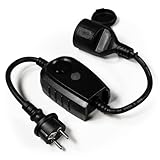 MC Power - Zwischenstecker Dämmerungsschalter mit Zeitschaltuhr 1-9 Std. |...