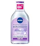 NIVEA Beruhigendes Mizellenwasser, Mizellen Reinigungswasser für sensible Haut,...