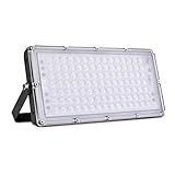 Viugreum 100w Led Strahler, Ultradünn Floodlight Warmweiß 3200K, Superhell...