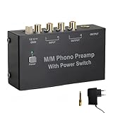 Magicbox Phono Vorverstärker Pro | RIAA-MM Vorverstärker mit 92dB SNR,...