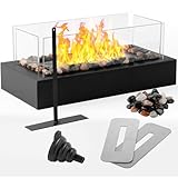 NEU! Tischkamin [3h Brenndauer] | Tischfeuer Set für Indoor und Outdoor |...