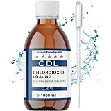 1000ml Chlordioxid-Lösung 0,3% – CDL/CDs in Braunglasflasche & HD-PE Pipette...
