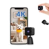 AOBOCAM Mini Kamera, 4K HD WLAN Überwachungskamera Innen Live Übertragung...