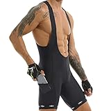 X-TIGER Herren Radfahren Bib Shorts mit 5D Sitzpolster Fahrrad MTB Fahrradhose...