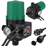 MONZANA® Pumpensteuerung Trockenlaufschutz 10 bar Druckschalter Hauswasserwerk...