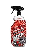 NIGRIN Power Felgenreiniger, mit säurefreier Gelformel und Bremsstaub-Breaker,...