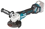 Makita DGA517Z Akku-Winkelschleifer 18 V mit Paddleschalter (ohne Akku, ohne...
