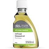 Winsor & Newton 3039748 Gereinigtes Leinöl für Ölfarben, alterungsbeständig,...