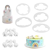 11 Stück Ausstecher Fondant Keksausstecher Wolkenausstechform Kinder Cloud...