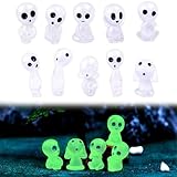 30 Stück Alien Kunstharzfiguren, Glow in the Dark Ornaments, Glow in the Dark...