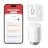 SwitchBot Smart Heizkörperthermostat-Panel Combo – Thermostat mit App- &...