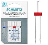 SCHMETZ Nähmaschinennadel | 1 Zwillings-Stretch-Nadel 4,0/75 | 130/705 H-S ZWI...