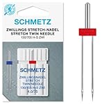 SCHMETZ | 2 Nähmaschinennadeln | Zwillings-Stretch | 130/705 H-S ZWI 4.0 |...