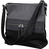 TOM TAILOR Ellen Damen Umhängetasche Crossbody Bag Groß Schwarz