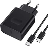 45W USB C Schnellladekabel und Schnellladegerät Ladegerät für Samsung Galaxy...