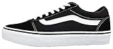 Vans Herren Ward Sneaker Ward Trainers, (SUEDE/CANVAS) BLACK/WHITE, 41 EU