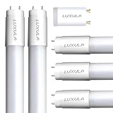 LUXULA 5er Pack LED Röhre 150cm - Kunststoff T8 G13 Sockel - 22W 2640lm - 6000K...