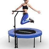 KINETIC SPORTS Fitness Trampolin Indoor Ø 102 cm | Testbild Top Marke Garten |...