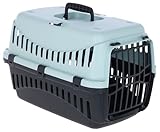 Kerbl Pet Transportbox Expedion, blau/schwarz, 45x30x30 cm, Hundebox, Katzenbox,...
