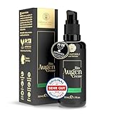 BIO Augencreme hochdosiert • 50 ml +Hyaluronsäure +Allantoin +Arganöl •...