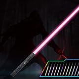AYESY Laserschwert Kinder, 14 Farben Metall Hilt 2 in 1 Laserschwert, Duell...