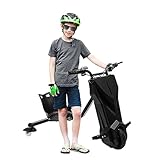 Elektro Drift Scooter, 20km/h 3 Gang Kinder Drift Kart mit LED Beleuchteter...