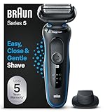 Braun Series 5 Rasierer Herren Elektrisch mit EasyClick Aufsatz, Elektrorasierer...