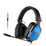 SADES DPOWER Stereo-Gaming-Headset für PS4, PC, Handy, Geräuschunterdrückung,...