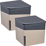 WENKO Raumentfeuchter Mod. Cube Luftentfeuchter für Räume bis 40 m³ reduziert...