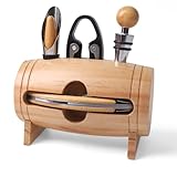 ZBPASL Fass Form Korkenzieher Set,Weinöffner,Wein Sommelier Sets mit...