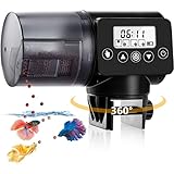 Futterautomat Aquarium Zubehoer Fische Futterspender - 200ml Große Kapazität...