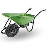Extol Craft elektrische Schubkarre mit Akku I 500 W I 80 L Mulde & 150 kg...