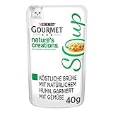Gourmet PURINA GOURMET Crystal Soup für Katzen mit naturbelassenem Huhn und...