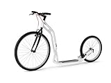 Yedoo Five Tretroller - bis 130 kg, Kickscooter mit Luftreifen 26/20 - Roller...
