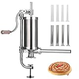 MASTER FENG Wurstfüller, Küche Aluminium Manuell Wurstfüllmaschine mit...