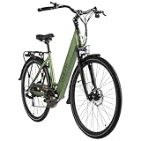 Adore E-Citybike 28' Alu Cityfahrrad CV-180 Heckmotor 45NM / 12,8Ah Maigrün...