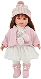 Llorens 1053528 Puppe Sara mit brünetten Haaren und braunen Augen, Fashion Doll...