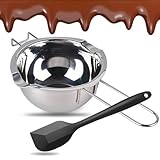 Edelstahl Schmelzschüssel, Wasserbad Schmelzschale, Wasserbad Schüssel, 600ml...