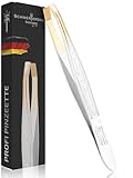 SCHWERTKRONE® Pinzette [MADE IN SOLINGEN - GERMANY] - Pinzette Augenbrauen...