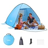 Strandmuschel Pop Up Strandzelt Automatisches Strand Camping Zelt 2-3 Personen...