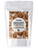 Copaya Bio Kokoschips mit Kakao, feine & knusprige Kokosnuss Chip schonend in...