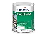 Remmers Deckfarbe weiß (RAL 9016), 0,75 Liter, Deckfarbe für innen und außen,...