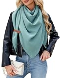 PASUDA Schal Damen Musselin Dreiecksschal Bequem Weiches Dreieckstuch Baumwolle...