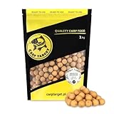 CARP TARGET - Boilies Vanille Premium 16 mm - Milk Valley 1kg - 10 Eier für 1...