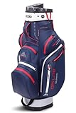 Big Max Dri Lite Silencio 2 Cartbag - Wasserabweisende Golftasche dunkelblau rot