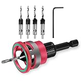 6-teiliger Senkbohrer-Satz mit einstellbarem Tiefenanschlag und L-förmigem...