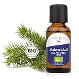 NeoOrganic® Bio Zedernöl (Cedrus atlantica) 100% naturreines Zedernholzöl...